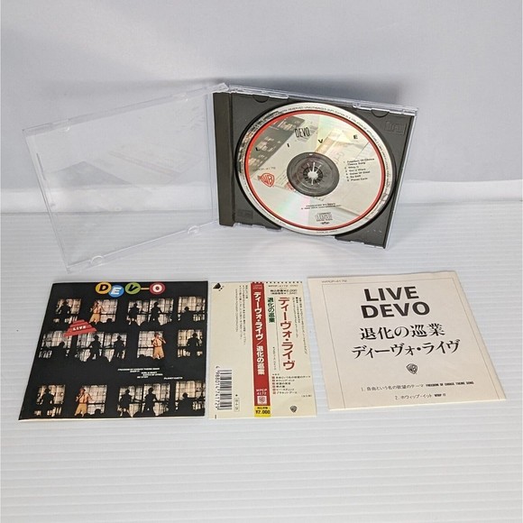 DEVO DEV-O Live CD EP 6 Song Promo Japan with OBI WPCP-4172 Warner Brothers - Picture 4 of 6